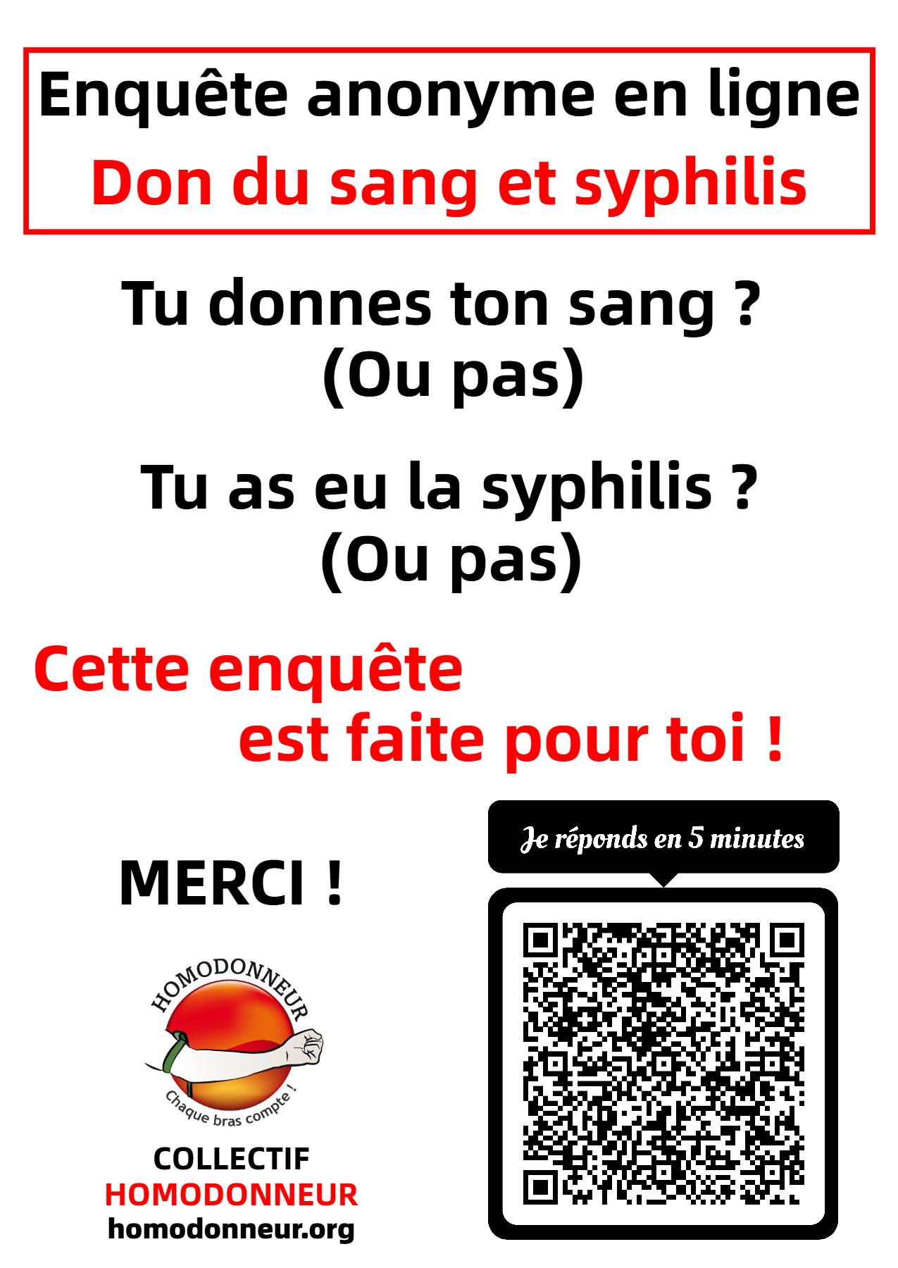Enquête syphilis